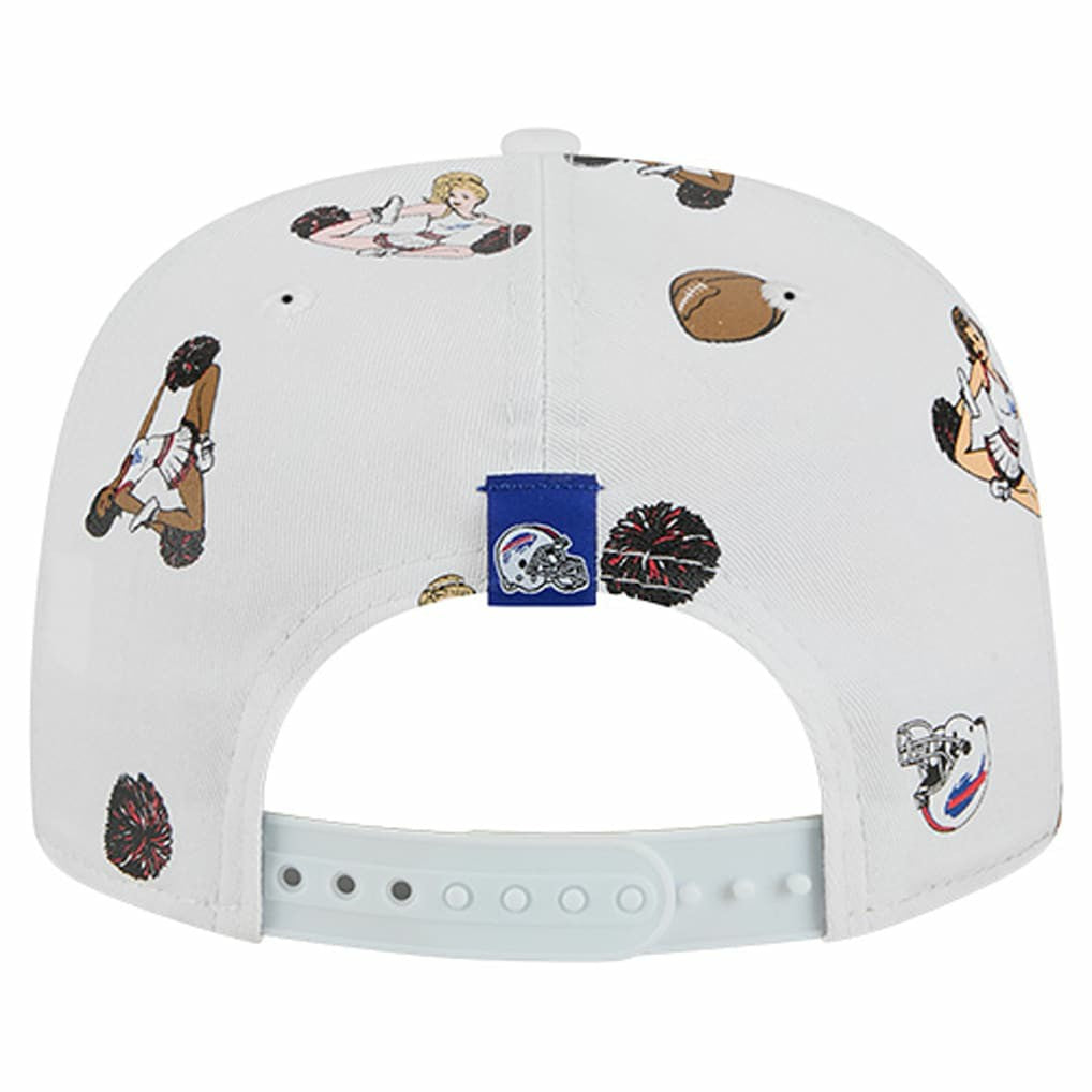 Buffalo Bills New Era Team Cheer 19TWENTY Snapback Hat - White cheap