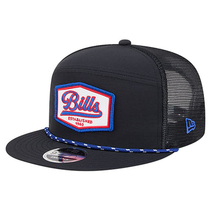 Buffalo Bills New Era Ripstop Patch 9FIFTY Split Panel Snapback Hat - Black for sale