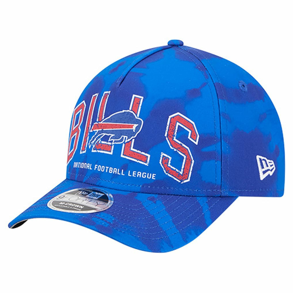 Buffalo Bills New Era Tie Dye Fade 9Forty M-Crown A-Frame Adjustable Hat - Royal discount