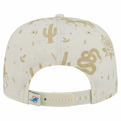 Miami Dolphins New Era Desert Rose 19TWENTY Adjustable Hat - Cream discount