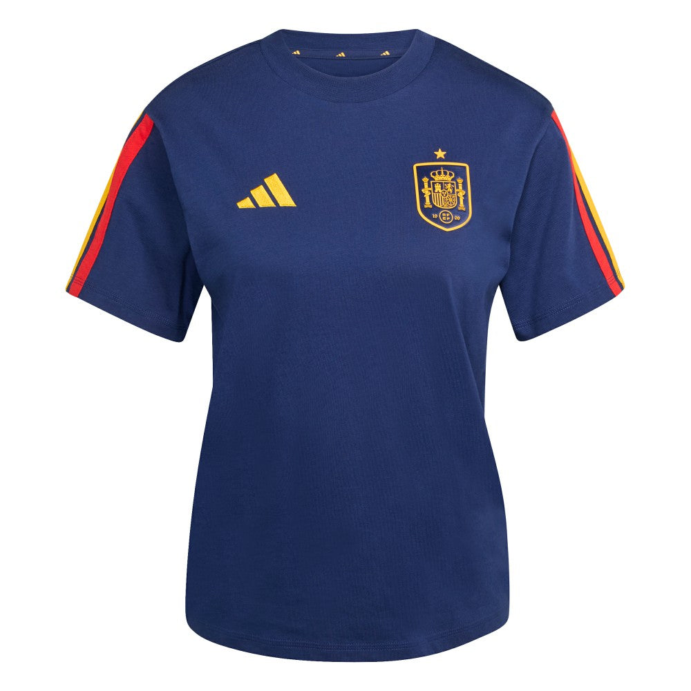 Spain National Team Women's FIFA x World Cup Alphaskin T-Shirt - Navy | Adidas shop