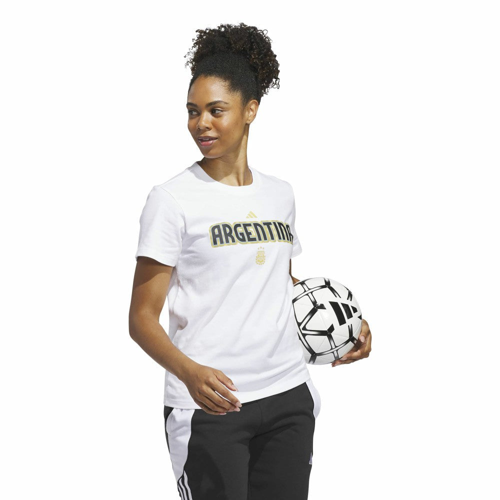 Argentina National Team Women's Jersey Hook T-Shirt - White | Adidas cheap