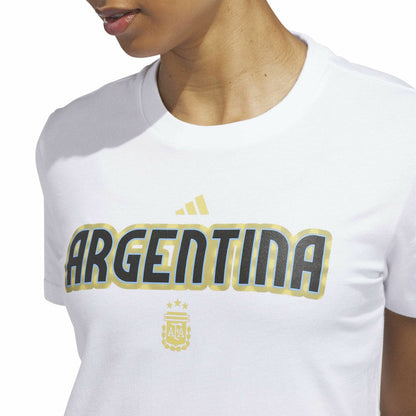 Argentina National Team Women's Jersey Hook T-Shirt - White | Adidas cheap