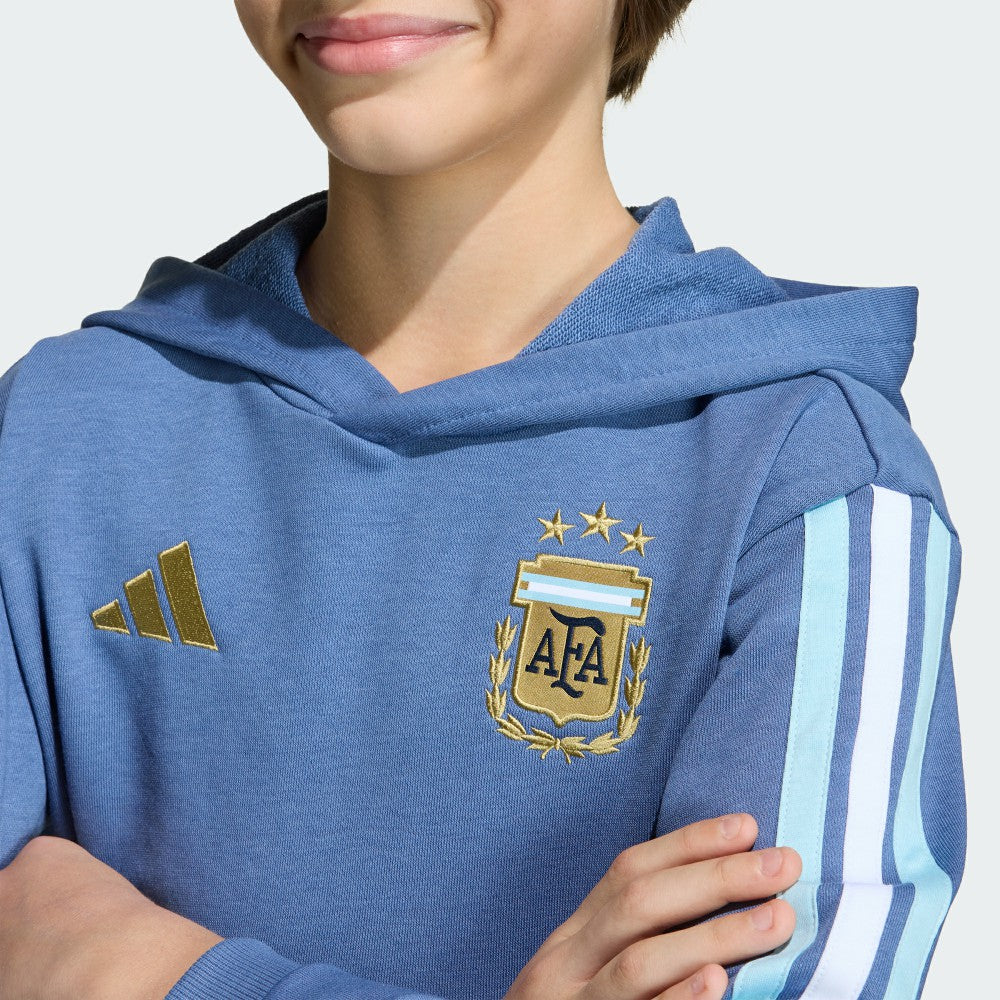 Argentina National Team Youth FIFA x World Cup Alphaskin Hoodie - Blue | Adidas on sale