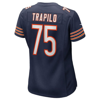 Ozzy Trapilo Chicago Bears Women's Team Game Jersey - Navy | Nike outlet