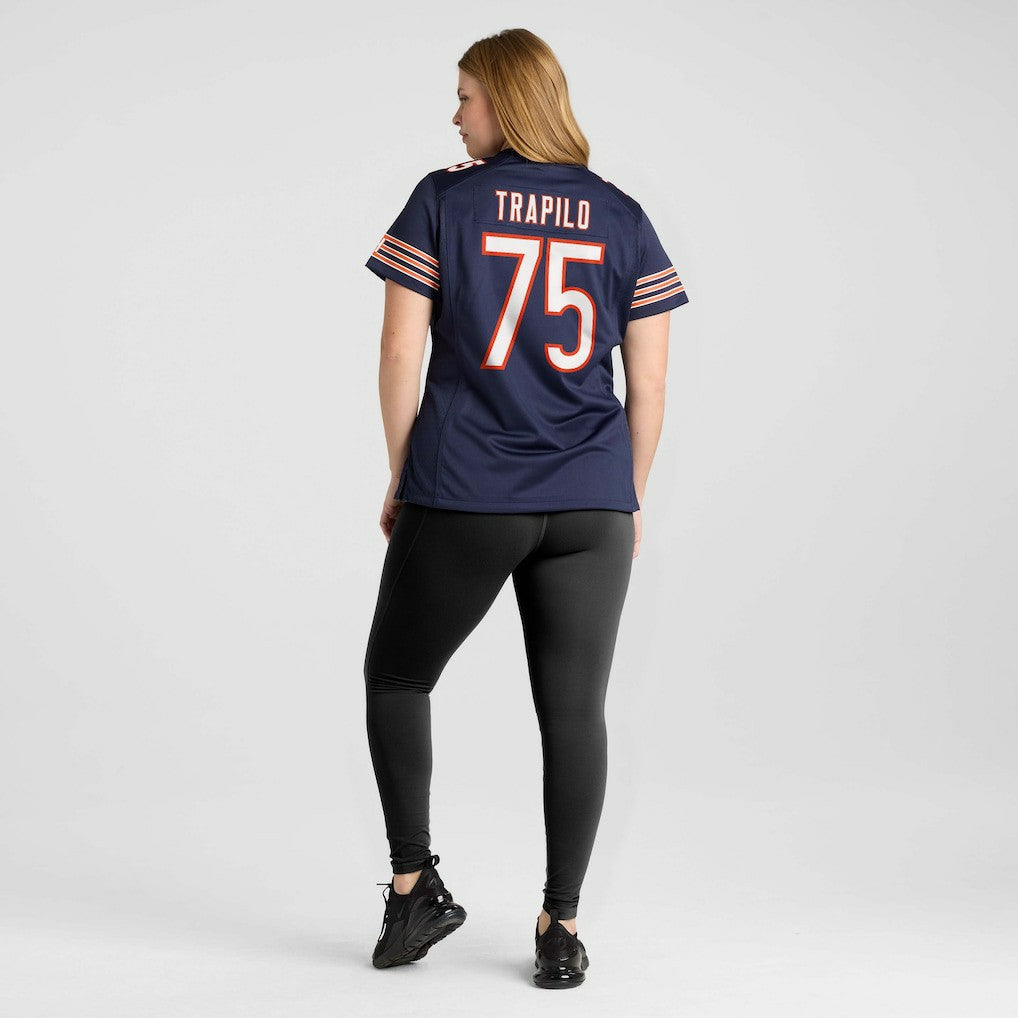 Ozzy Trapilo Chicago Bears Women's Team Game Jersey - Navy | Nike outlet