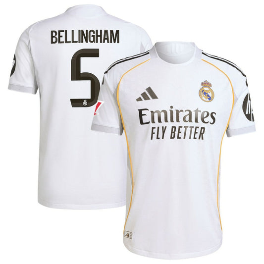 Jude Bellingham Real Madrid 2025/26 Home Jersey - White | Adidas sale