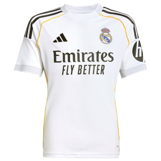 Jude Bellingham Real Madrid Youth 2025/26 Home Replica Jersey - White | Adidas for sale
