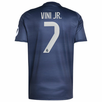Vini Jr. Real Madrid 2025/26 Away Replica Player Jersey - Blue | Adidas for sale