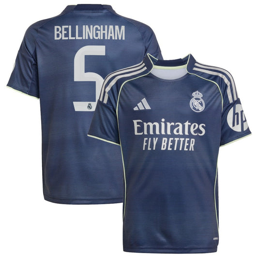 Jude Bellingham Real Madrid Youth 2025/26 Away Replica Player Jersey - Blue | Adidas online