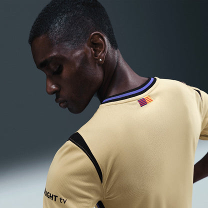 Barcelona 2025/26 Away Stadium Replica Jersey - Gold | Nike on sale