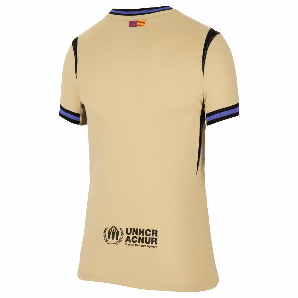 Barcelona Women's 2025/26 Away Stadium Replica Jersey - Gold | Nike for sale