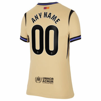 Barcelona Women's 2025/26 Away Stadium Replica Custom Jersey - Gold | Nike shop
