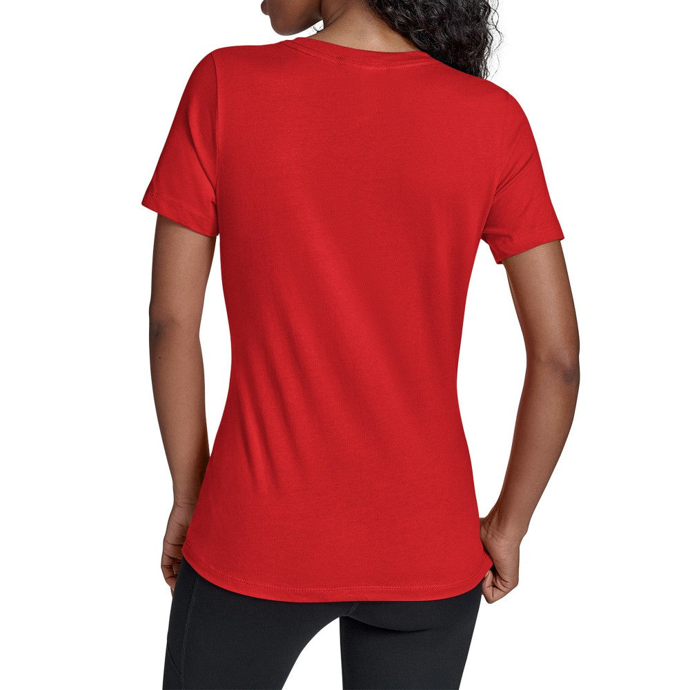 Los Angeles Angels Starter Women's Fireworks V-Neck T-Shirt - Red