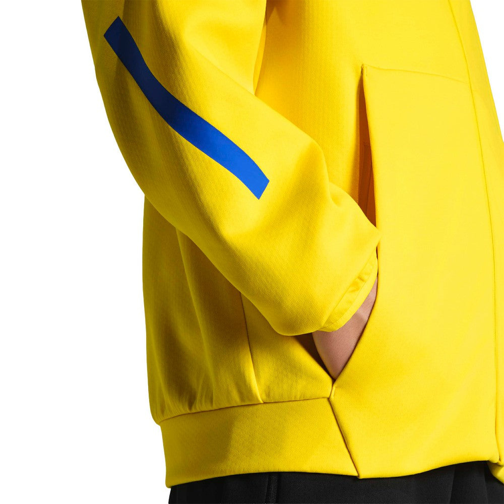 Club America 2025/26 Club Anthem Full-Zip Hooded Jacket - Yellow | Adidas on sale