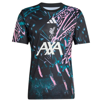 Liverpool 2025/26 Pre-Match Training Jersey - Black | Adidas discount