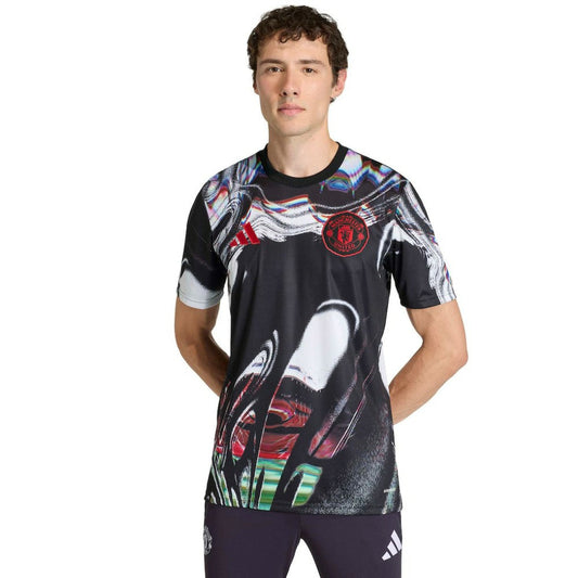 Manchester United 2025/26 Pre-Match Training Jersey - Black | Adidas outlet