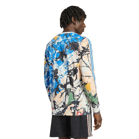 Manchester United X Stone Roses Long Sleeve Replica Jersey - Blue | Adidas online