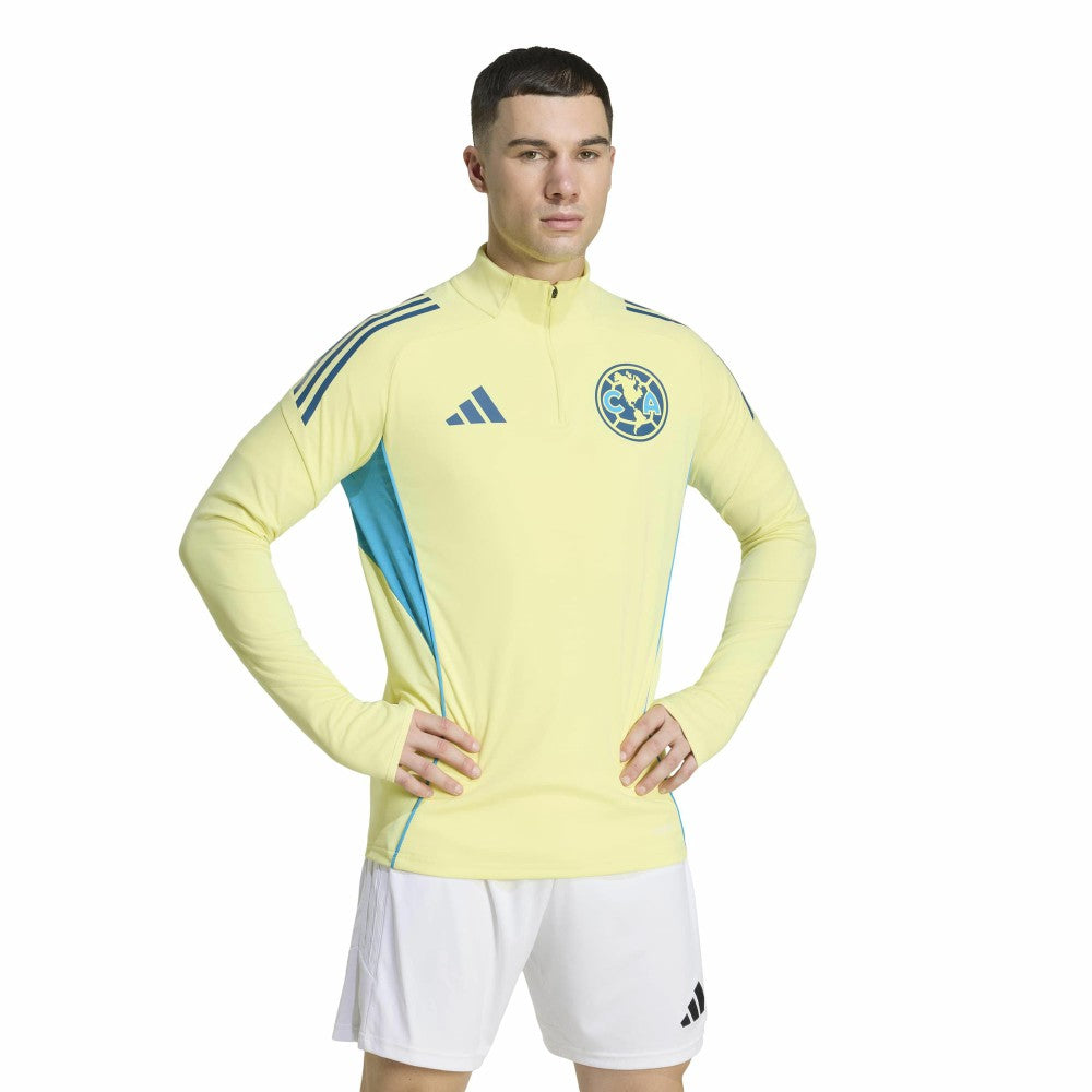 Club America Tiro 2025/26 AEROREADY Raglan Full-Zip Training Top - Yellow | Adidas for sale