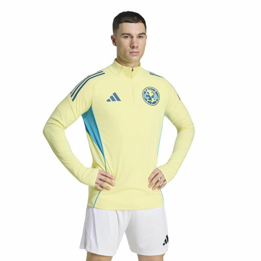 Club America Tiro 2025/26 AEROREADY Raglan Full-Zip Training Top - Yellow | Adidas for sale