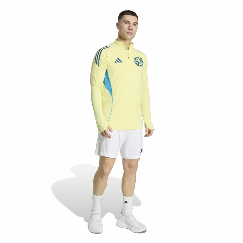Club America Tiro 2025/26 AEROREADY Raglan Full-Zip Training Top - Yellow | Adidas for sale