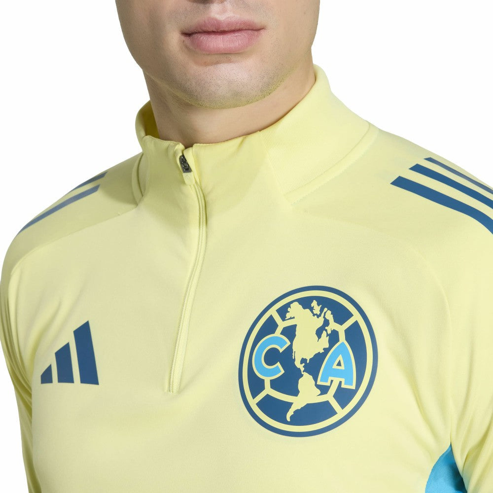 Club America Tiro 2025/26 AEROREADY Raglan Full-Zip Training Top - Yellow | Adidas for sale