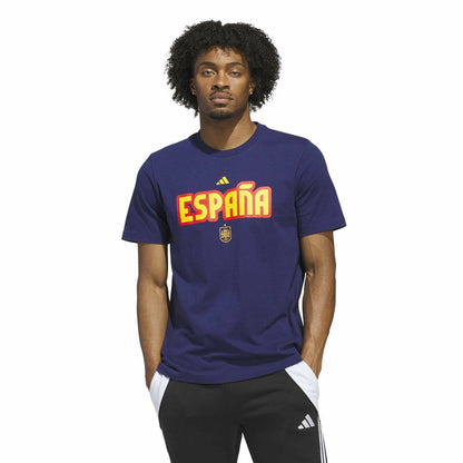 Spain National Team Jersey Hook T-Shirt - Navy | Adidas on sale