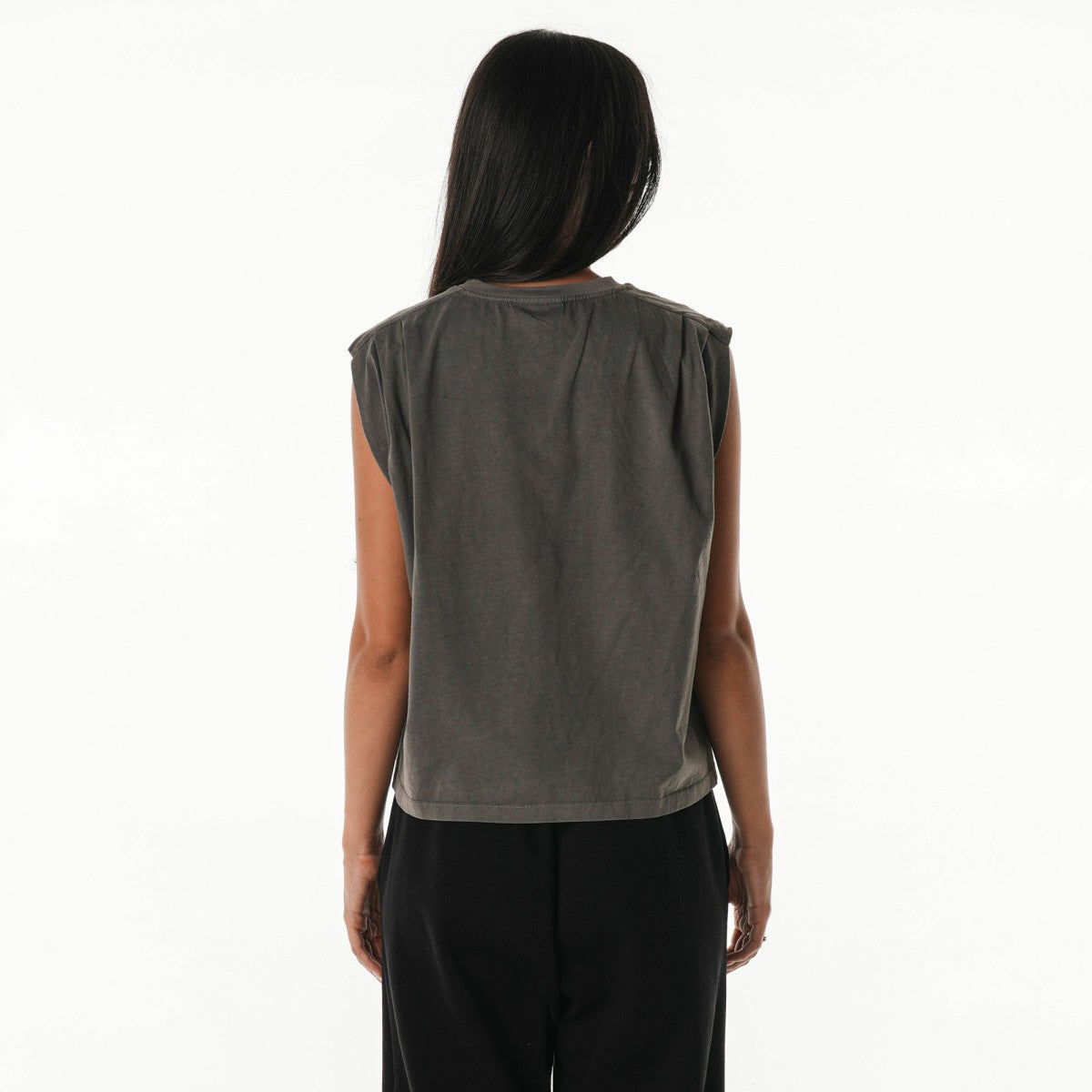 Phoenix Suns The Wild Collective Unisex 2025/26 City Edition Boxy Cropped Darted Tank Top - Gray online