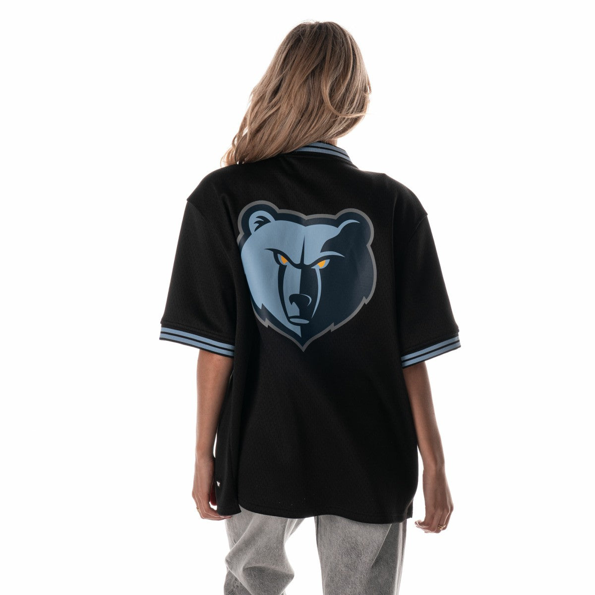 Memphis Grizzlies The Wild Collective Unisex Mesh Full-Zip T-Shirt - Black for sale