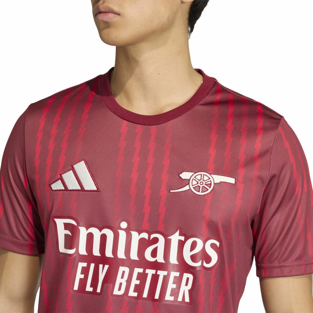 Arsenal 2025/26 Pre-Match Training Jersey - Red | Adidas sale