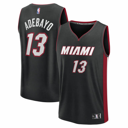 Bam Adebayo Miami Heat Youth Fast Break Replica Player Jersey - Black - Icon Edition | Fanatics on sale