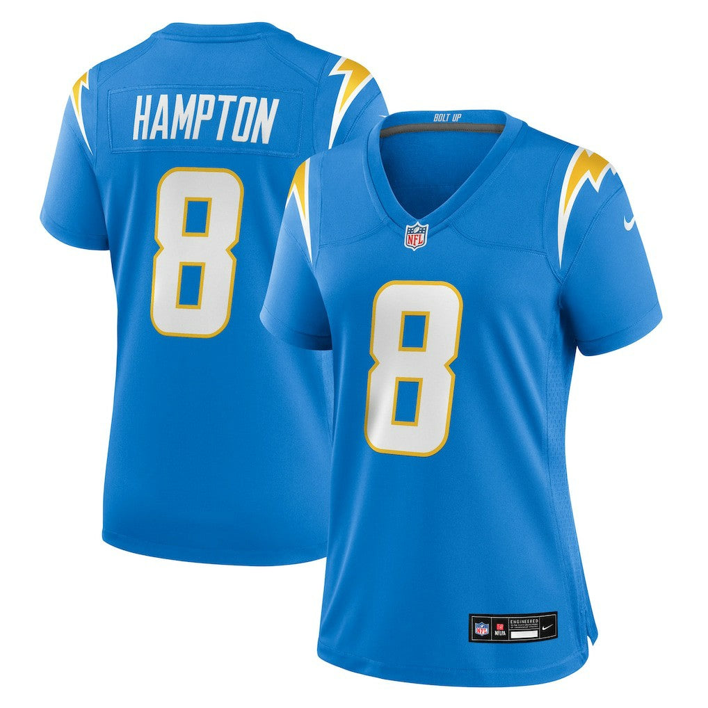 Omarion Hampton Los Angeles Chargers Women's Team Game Jersey - Powder Blue | Nike online
