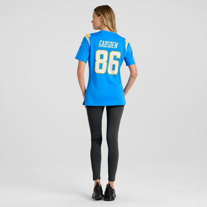 Oronde Gadsden Los Angeles Chargers Women's Team Game Jersey - Powder Blue | Nike on sale