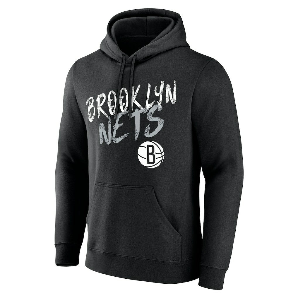 Brooklyn Nets Hustle Custom Pullover Hoodie - Black outlet