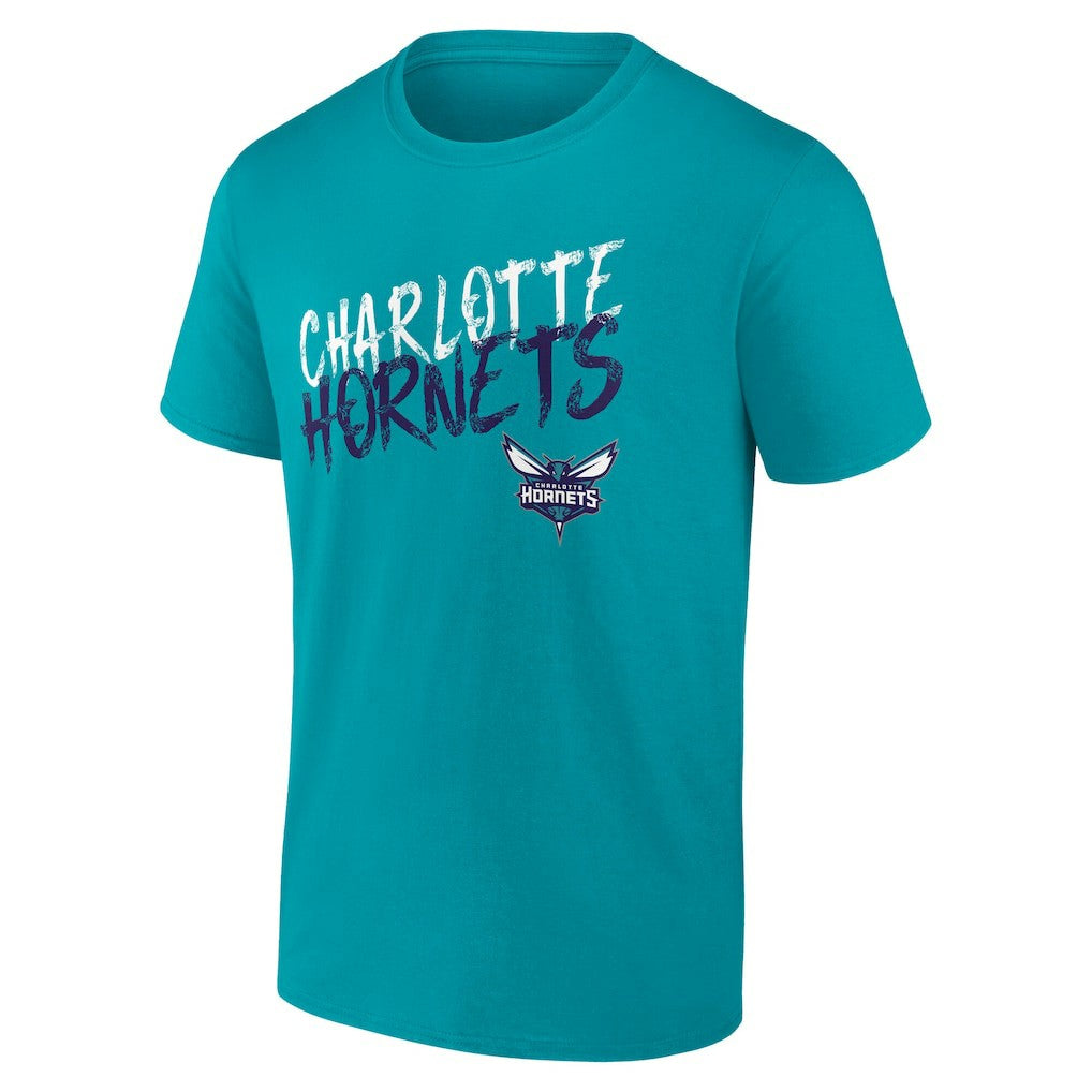 Charlotte Hornets Hustle Custom T-Shirt - Teal for sale