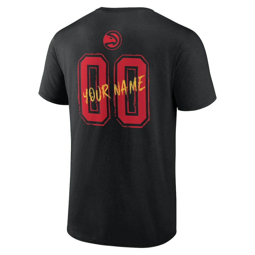 Atlanta Hawks Hustle Custom T-Shirt - Black shop