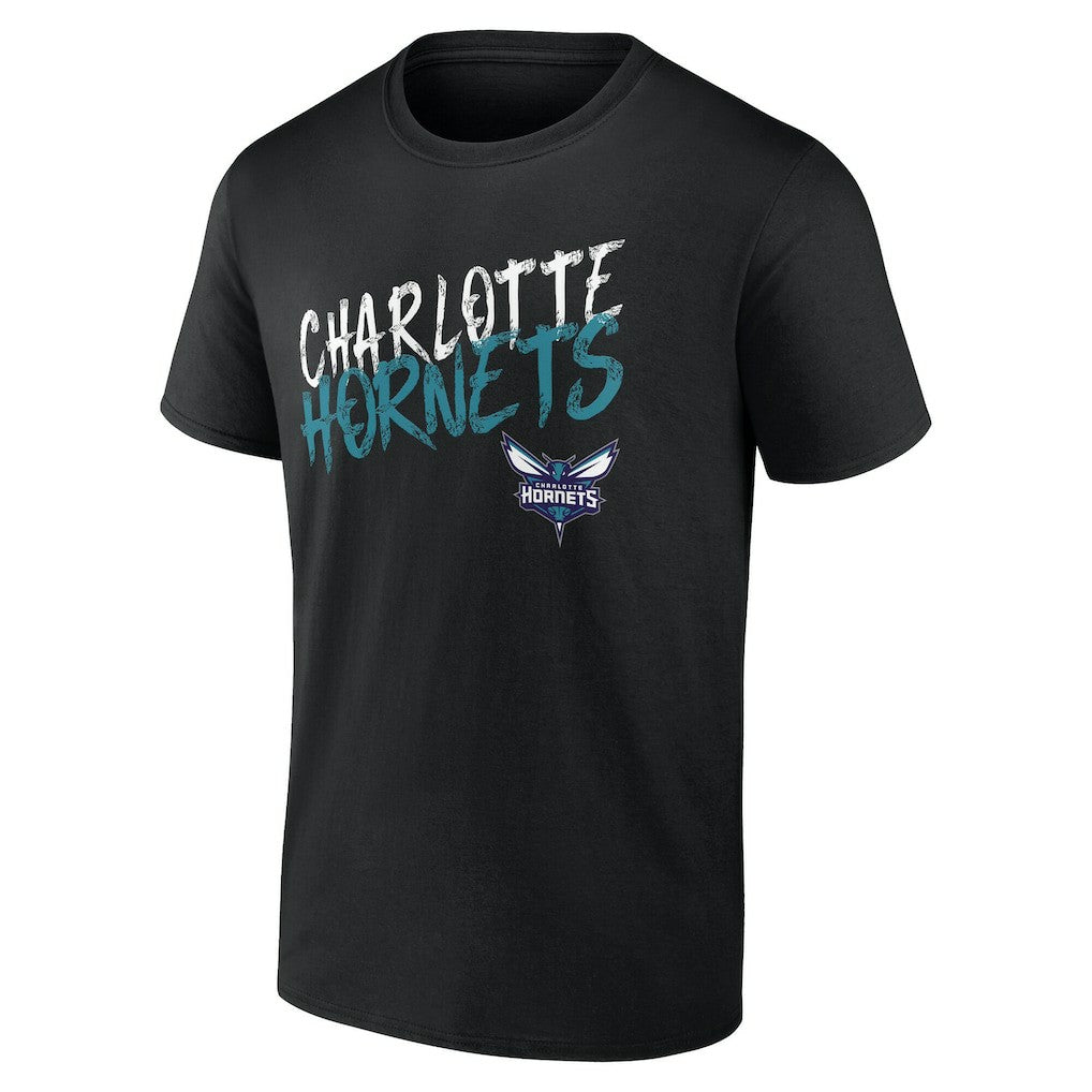 Charlotte Hornets Hustle Custom T-Shirt - Black shop