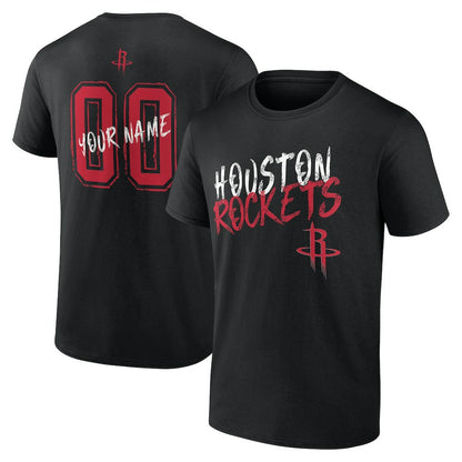 Houston Rockets Hustle Custom T-Shirt sale - Black for sale