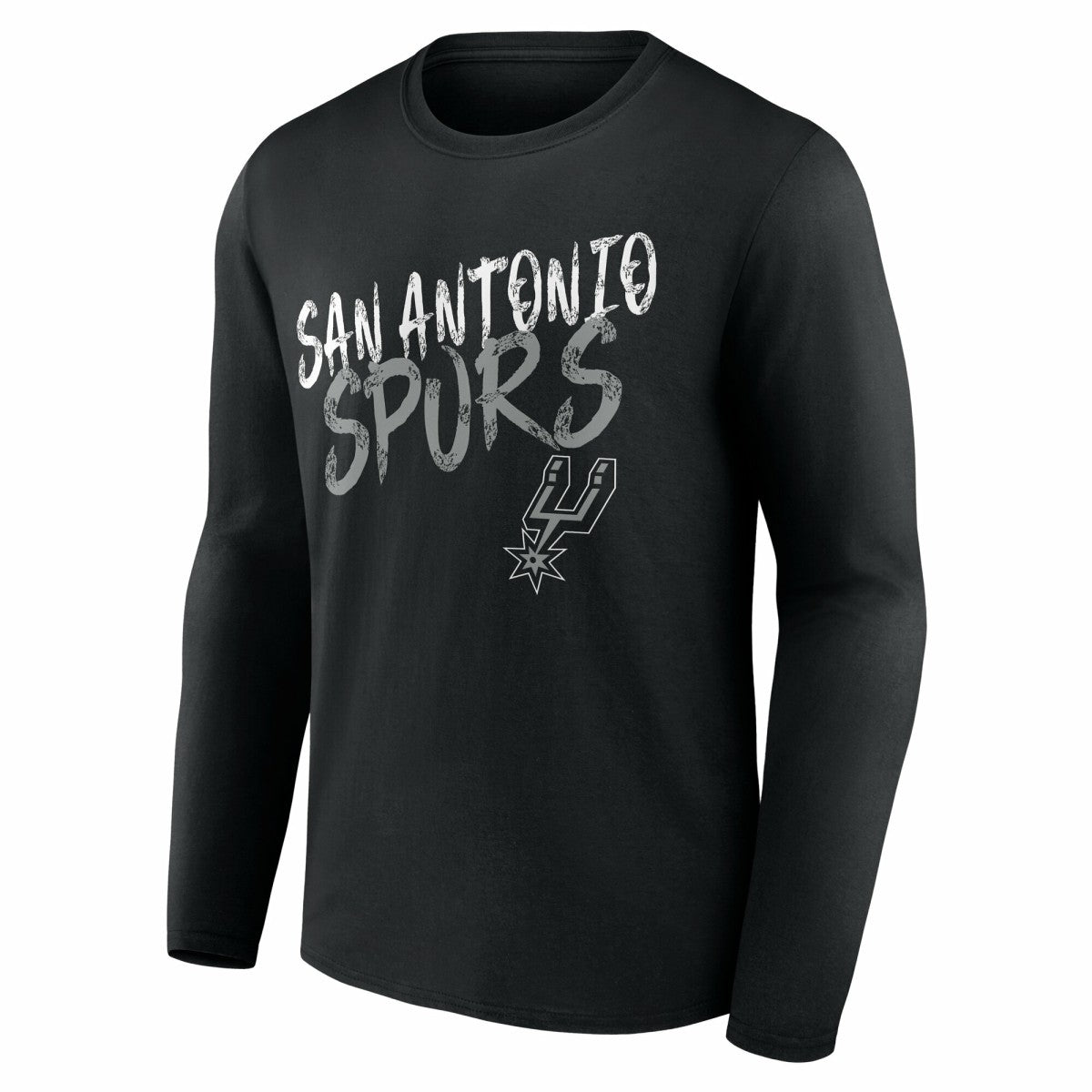 San Antonio Spurs Hustle Custom Long Sleeve T-Shirt - Black cheap