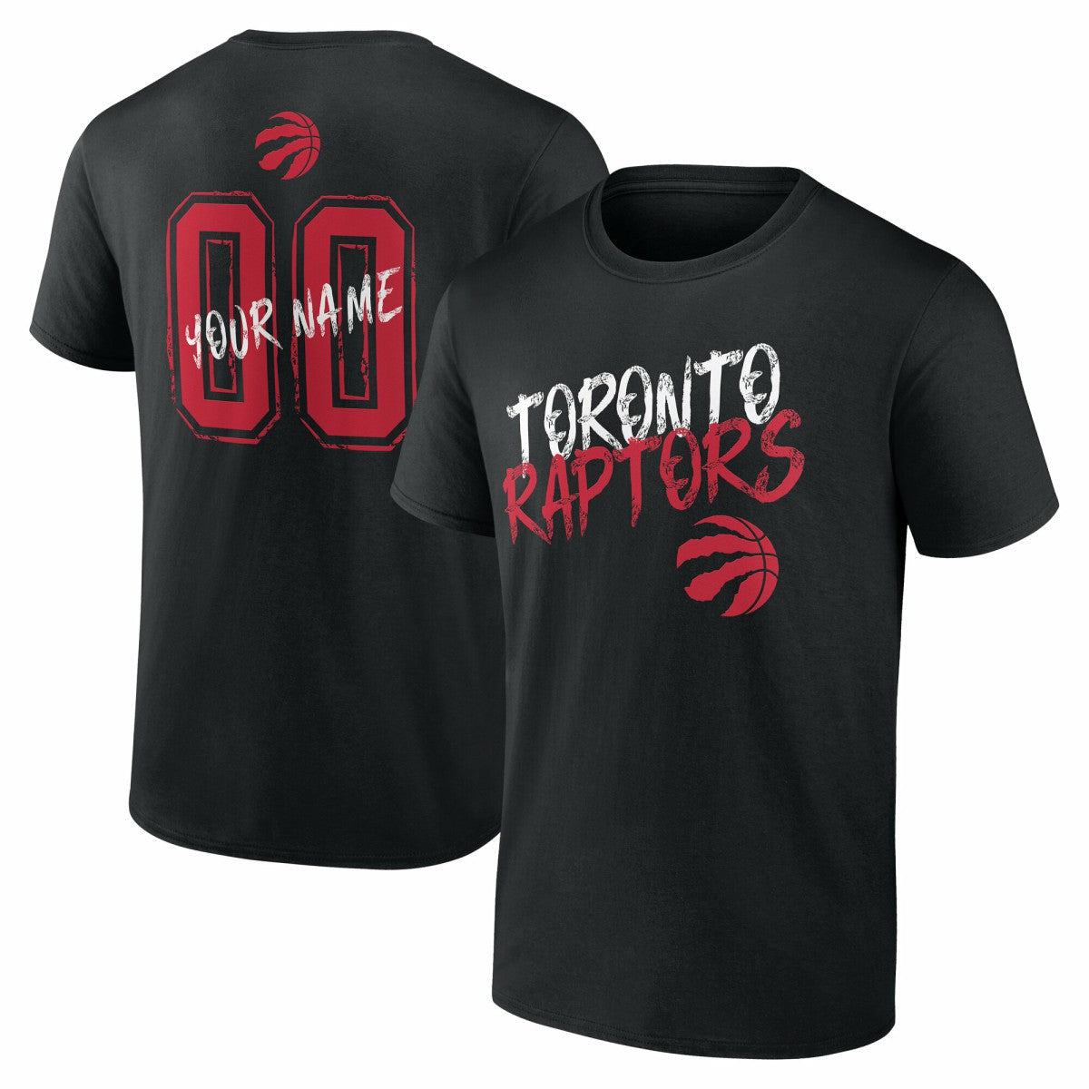 Toronto Raptors Hustle Custom T-Shirt - Black cheap