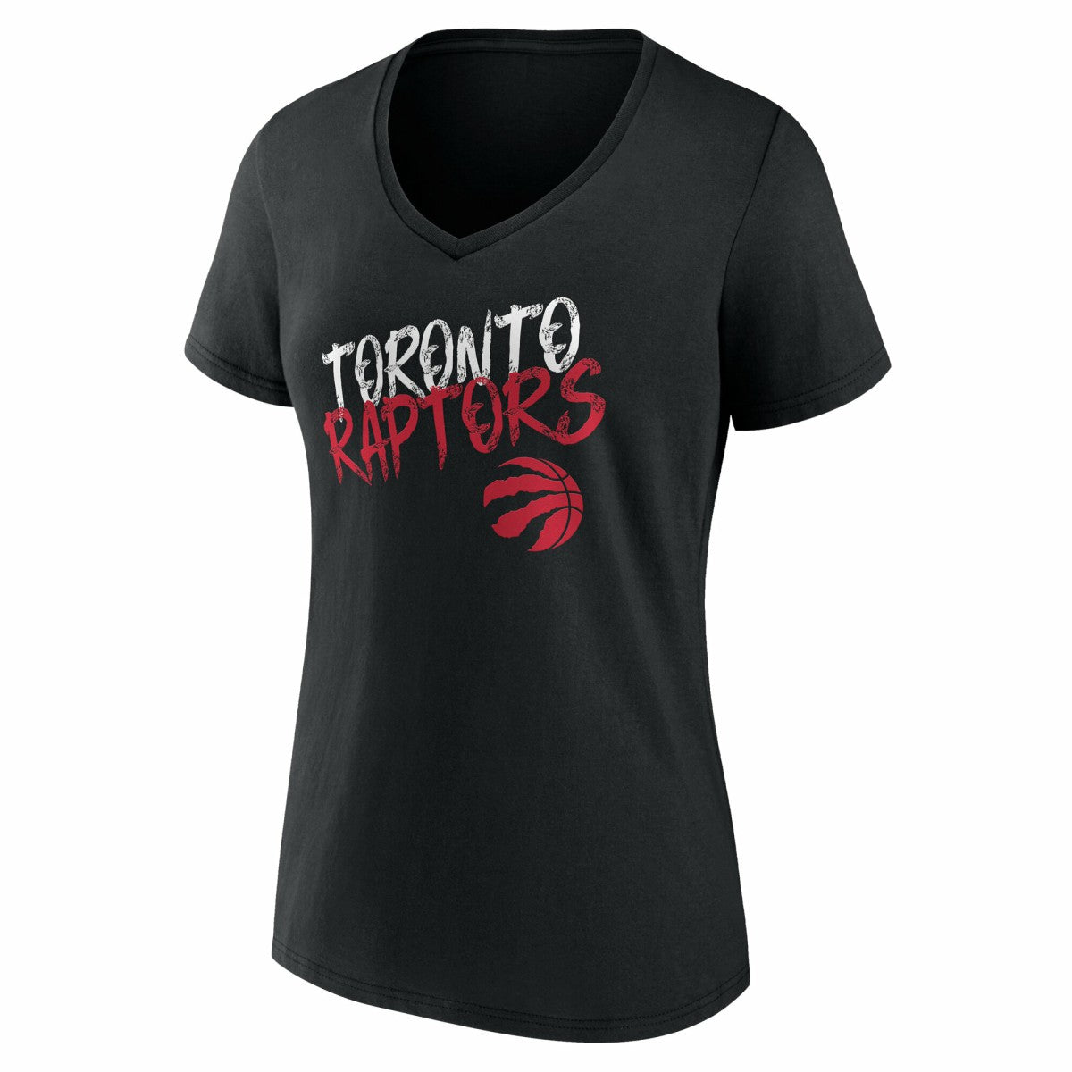 Toronto Raptors Women's Hustle Custom V-Neck T-Shirt - Black online