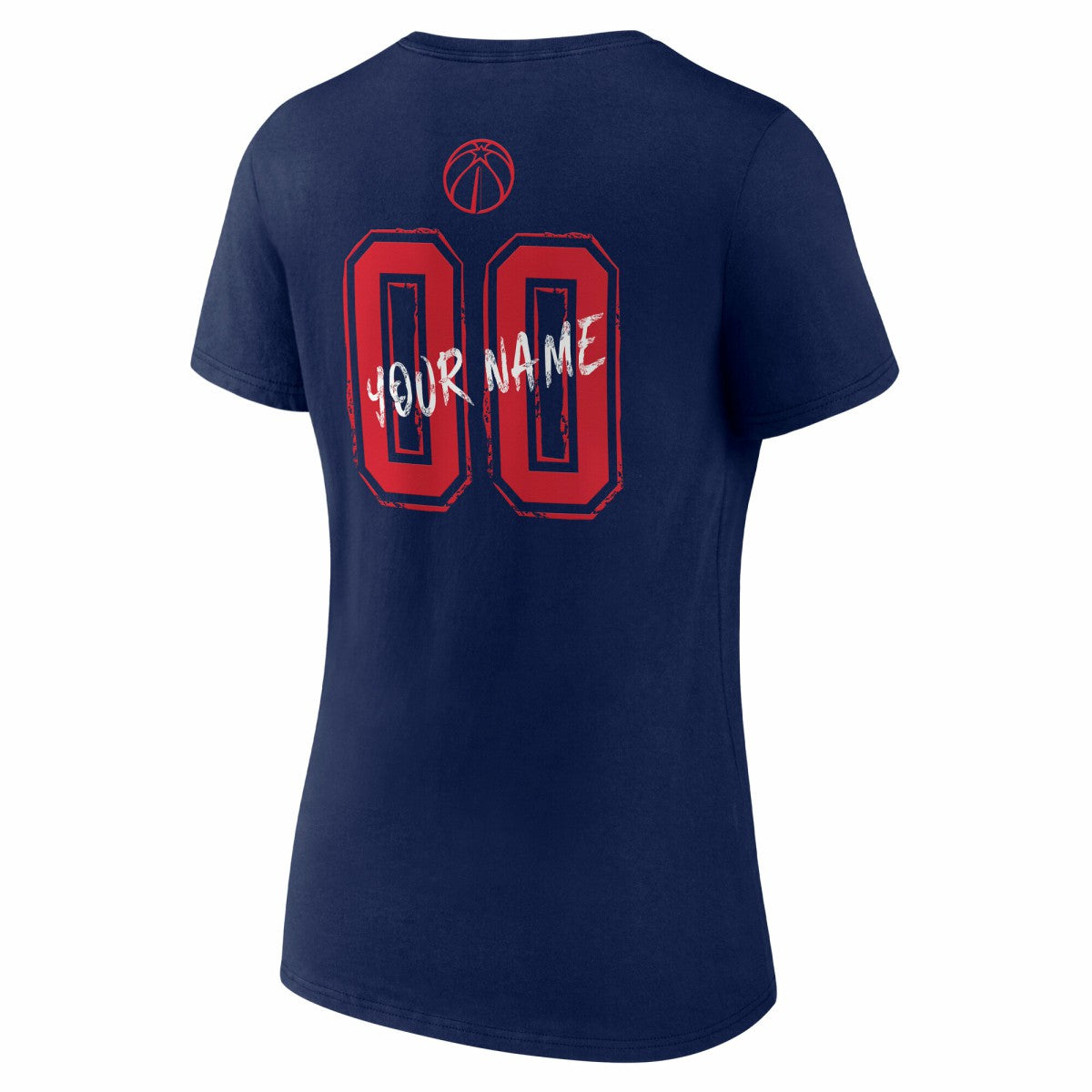 Washington Wizards Women's Hustle Custom V-Neck T-Shirt - Navy outlet