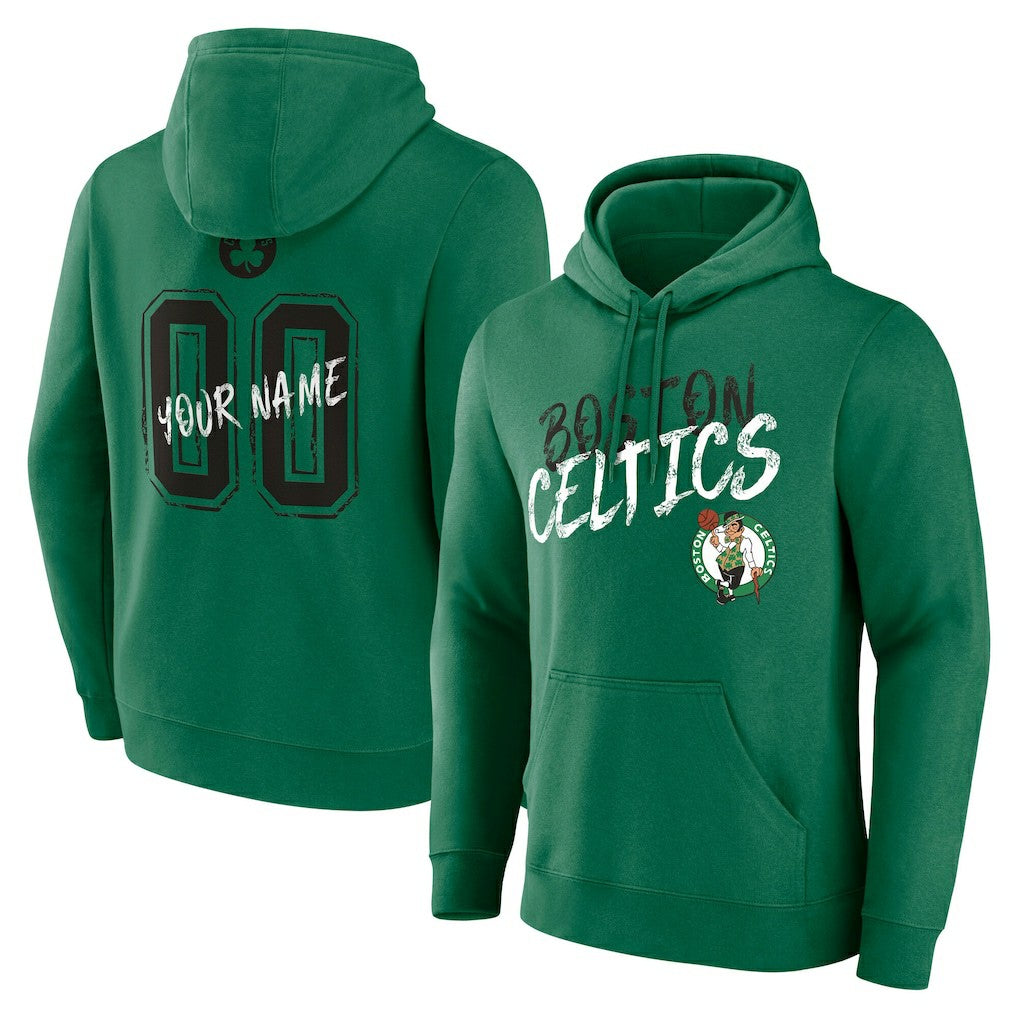 Boston Celtics Hustle Custom Pullover Hoodie - Kelly Green discount