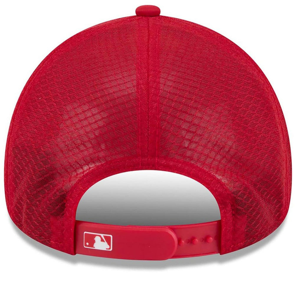 Washington Nationals 2026 Batting Practice Alternate Apex 9FORTY Adjustable Hat - Red | New Era
