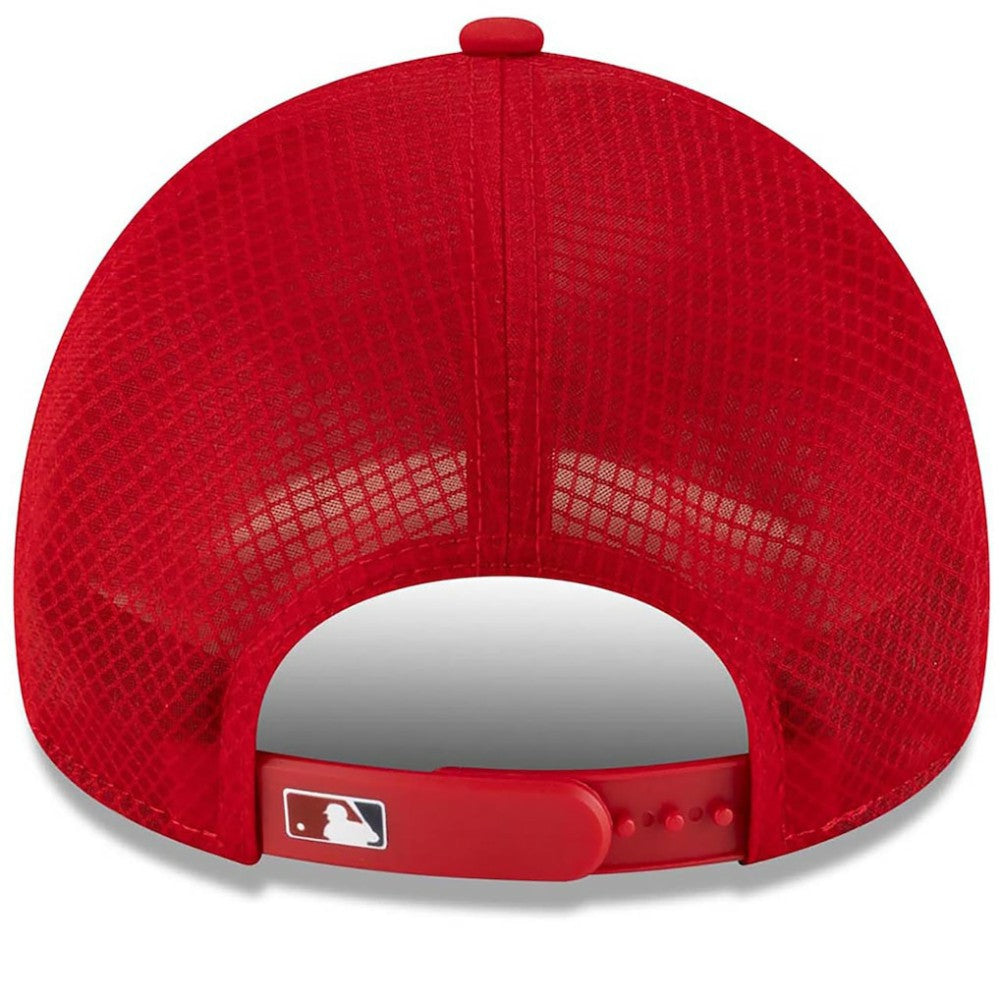 Washington Nationals 2026 Batting Practice Apex 9FORTY Adjustable Trucker Hat - Red | New Era