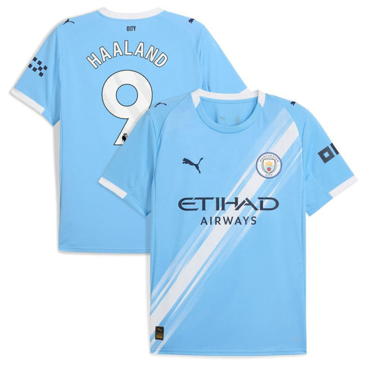 Erling Haaland Manchester City 2025/26 Home Replica Player Jersey - Sky Blue | Puma for sale