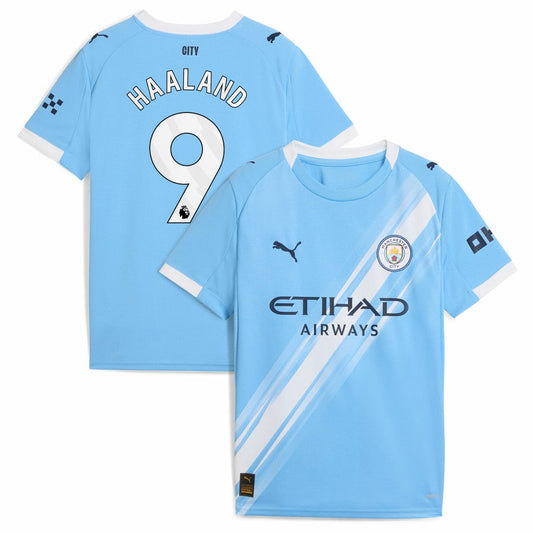 Erling Haaland Manchester City Youth 2025/26 Home Replica Player Jersey - Sky Blue | Puma discount