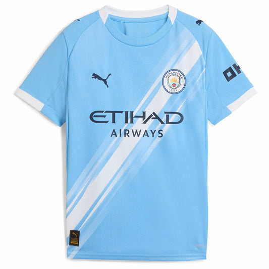 Erling Haaland Manchester City Youth 2025/26 Home Replica Player Jersey - Sky Blue | Puma discount