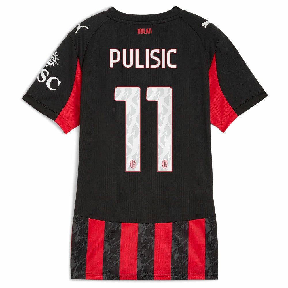 Christian Pulisic AC Milan Women's 2025/26 Home Replica Player Jersey - Red | Puma outlet