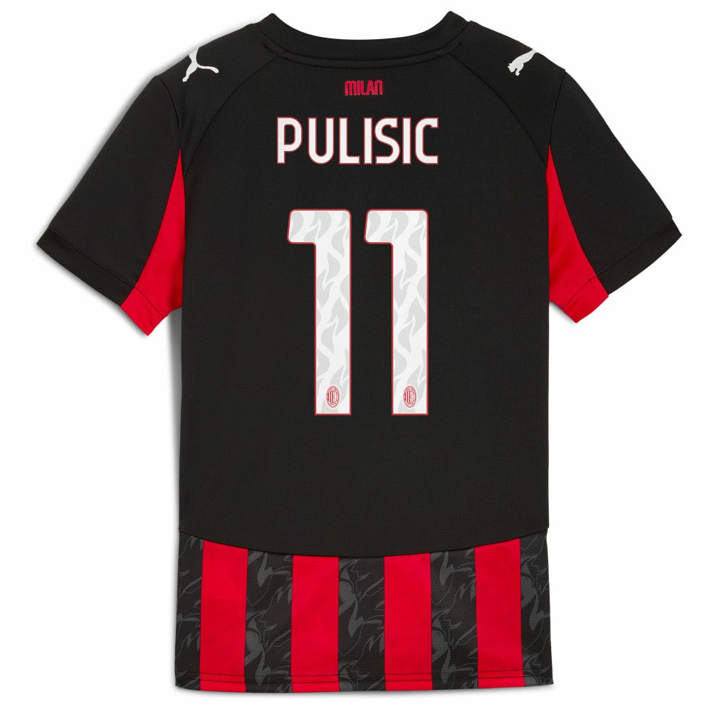 Christian Pulisic AC Milan Youth 2025/26 Home Replica Player Jersey - Red | Puma for sale